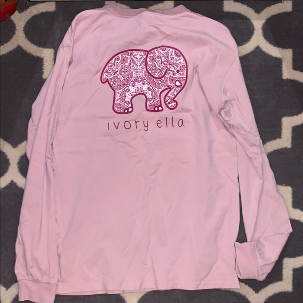 Long sleeve ivory Ella shirt